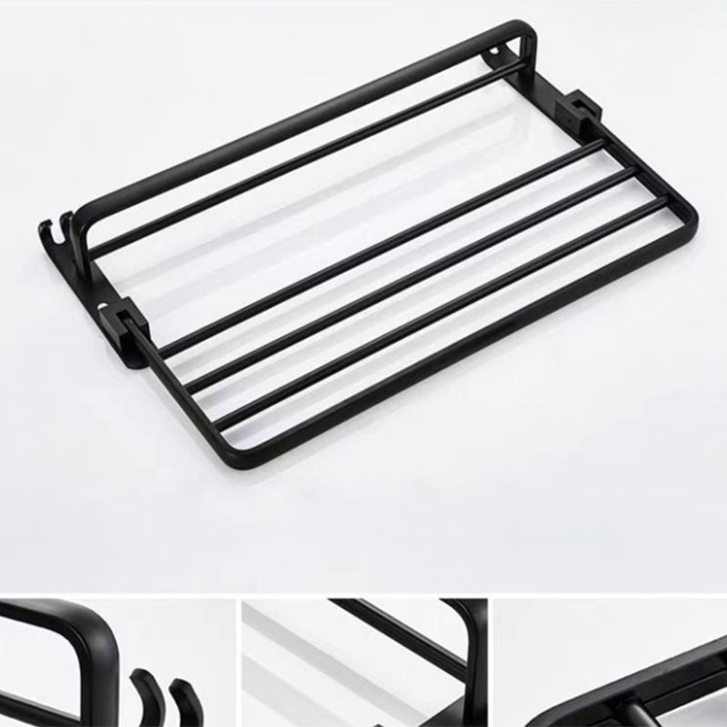 Modern Bathroom Accessories Set Towel Holder Black Soap Dish Bath Accessories Set