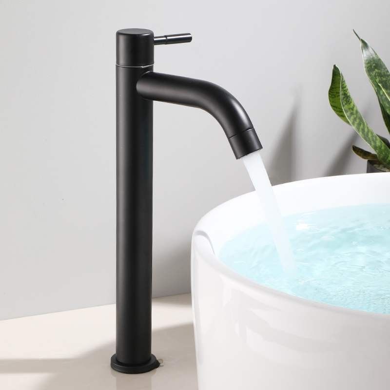 Industrial vessel fitting stainless steel lever handle sink faucet