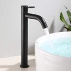 Industrial vessel fitting stainless steel lever handle sink faucet