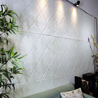 Industrial Wall Board 3D Print Bathroom and Living Room Wall Panel Set of 1
