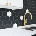 Peel and Stick Tiles Hexagonal Peel and Stick Back Wall 20 Pack