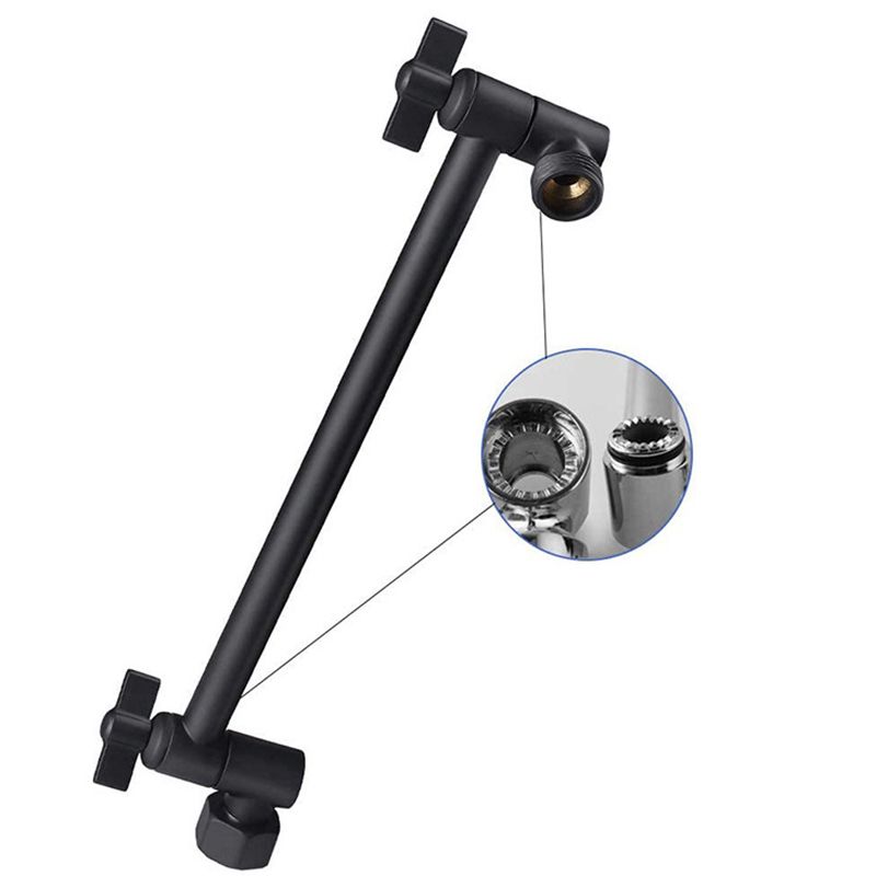 Stainless Steel Fixed Shower Head Rainfall Wall Mounted Shower Head with Extension Arm