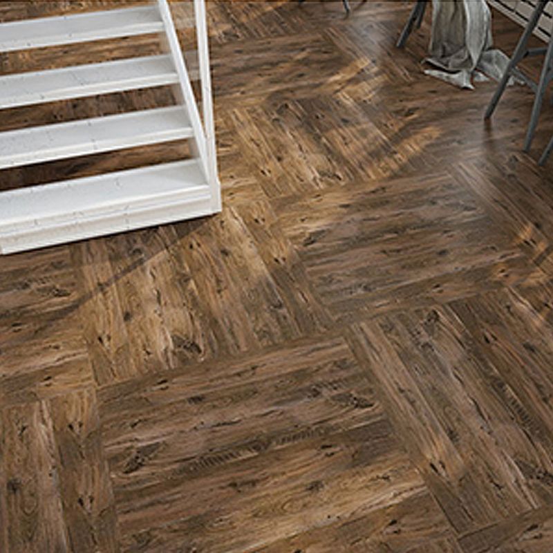 Modern Peel and Stick Tile Flexible Wood Look Scratch Resistant Vinyl Plank