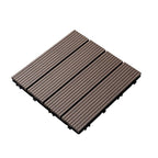 Classic wooden tiles for garden patio flooring to lay
