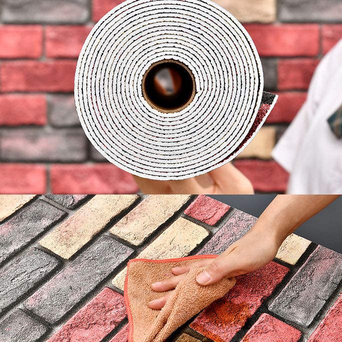 Industrial Wall Plank Brick Pattern Bathroom and Living Room Wall Panels