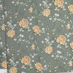 Modern Wall Panel 3D Floral Print Peel and Stick Waterproof Wall Covering