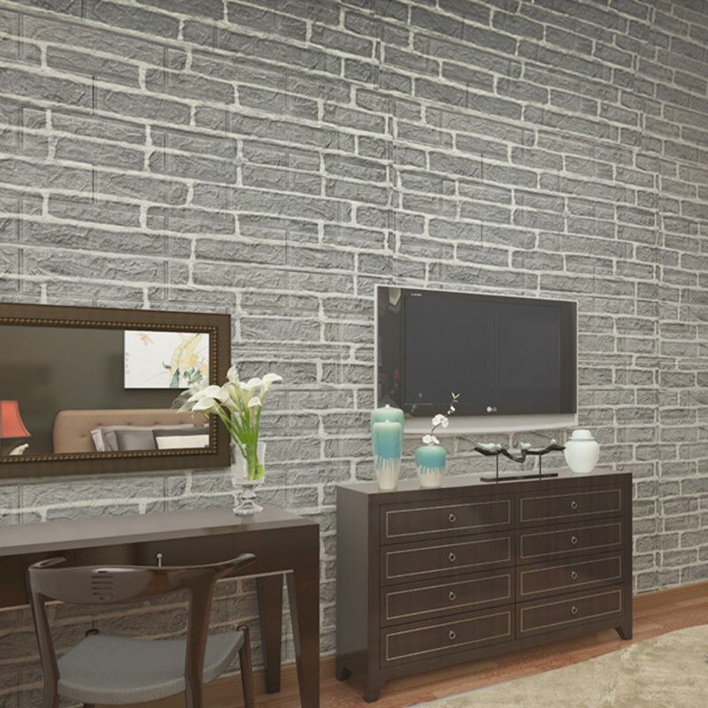Farmhouse Wall Panel 3D Brick Bedroom and Living Room Wall Panels Set of 2