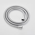 Silver Square Fixed Shower Head Modern Style Wall Mounted Shower Head