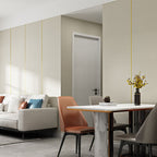 Classic simple wall covering for peeling off and attaching, stain-resistant for the living room
