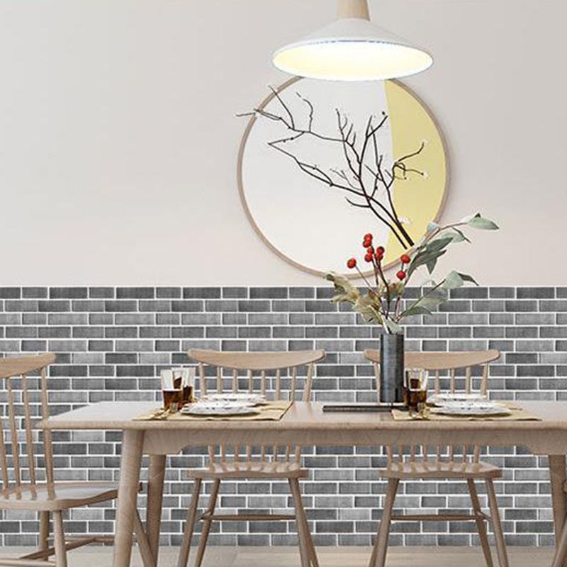 Industrial Wall Panel 3D Brick Bathroom Living Room Wall Panels Set of 5