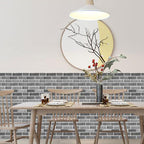 Industrial Wall Panel 3D Brick Bathroom Living Room Wall Panels Set of 5