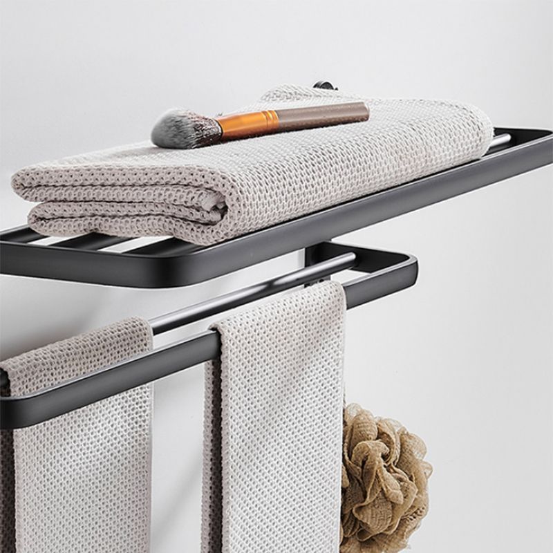 Modern Bathroom Accessories Set Black Towel Bar Paper Holder Bathroom Accessories Kit