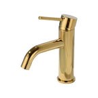 Modern 1-Hand Basin Faucet Gold Brushed Sink Faucet Brass