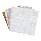 Modern Wall Panel Peel and Stick Texture Effect Design Square Wall Panel