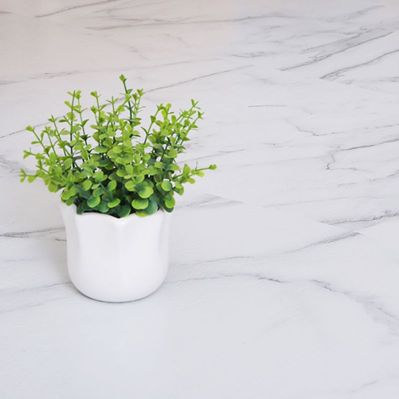 Modern square plastic floor waterproof peel & stick floor tiles