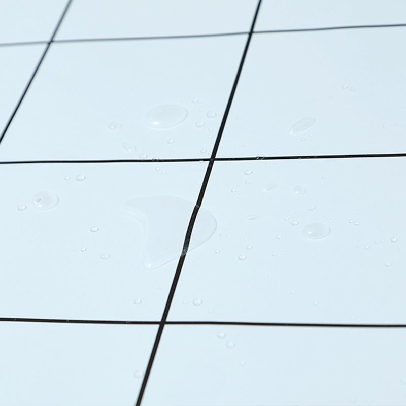 Grid Mosaic Peel & Stick Tile Scratch-resistant Wallpaper for Backsplash