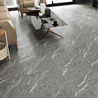 Home Vinyl flooring Peel and Stick Marble look square PVC floor coverings for the living room