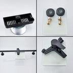 Brass Wall-Mounted Shower System Single Handle Shower with Lever Handle