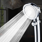 Contemporary 3 Settings Shower Head Combination Round Shower Combo