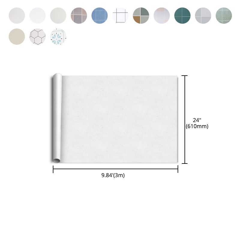 Modern Peel and Stick Tiles PVC Square Wallpaper for Kitchen and Bathroom Splashback