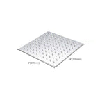 Classic Dual Shower Head Square Large Shower Head with Round Hand Shower