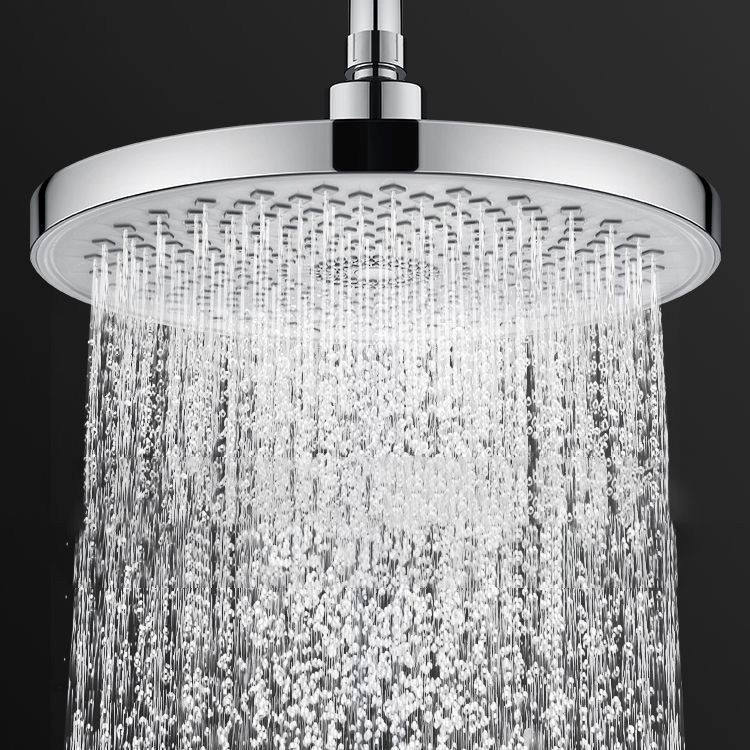 Round solid shower metal modern shower head combination for the bathroom