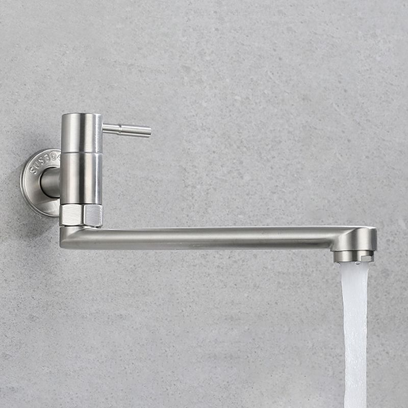 Kitchen faucet pot filling valve single handle swivel stainless steel kitchen faucet