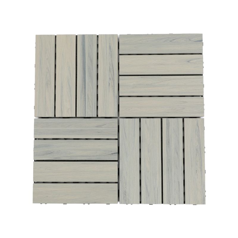 Square Click Paver Tiles Striped Pattern Tiles