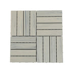 Square Click Paver Tiles Striped Pattern Tiles