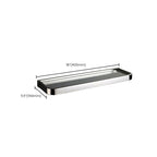 Modern Bathroom Element Set Paper Holder Gray Towel Bar Bathroom Accessory Set