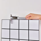 Modern rectangular Peel and Stick backsplash tile PVC wallpaper
