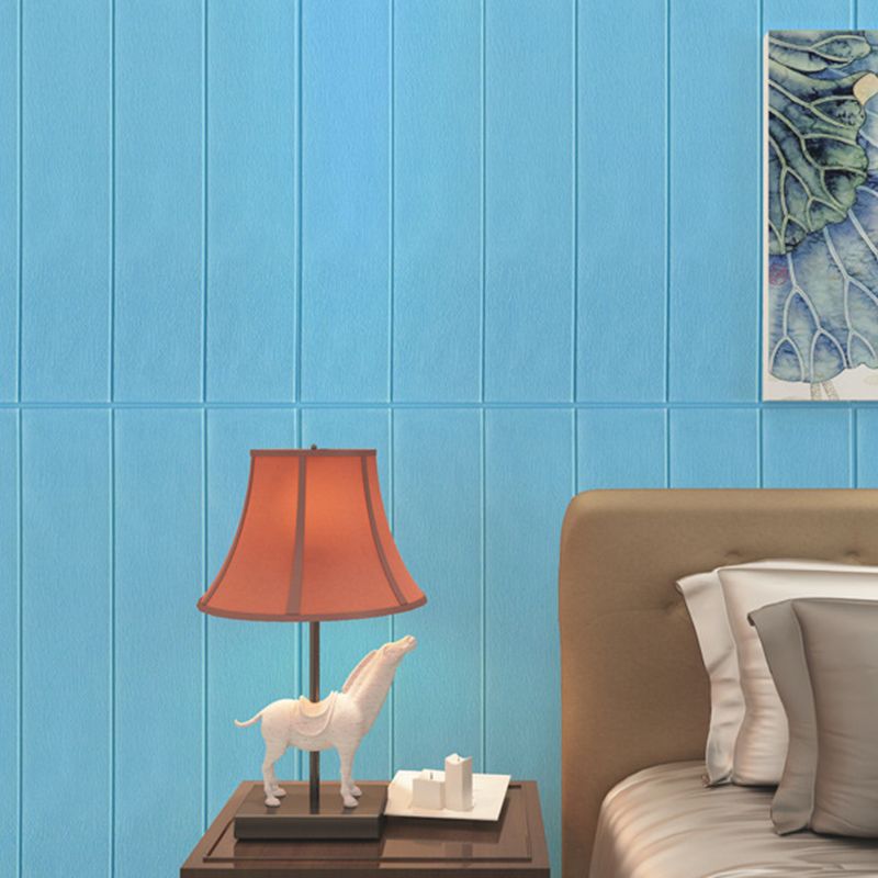Wood look interior decor panels for peeling and sticking 3D relief wall cladding
