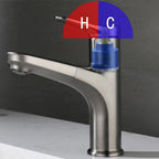 Modern Style Extendable Ship Faucet Copper Single Handle Sink Faucet for the Bathroom