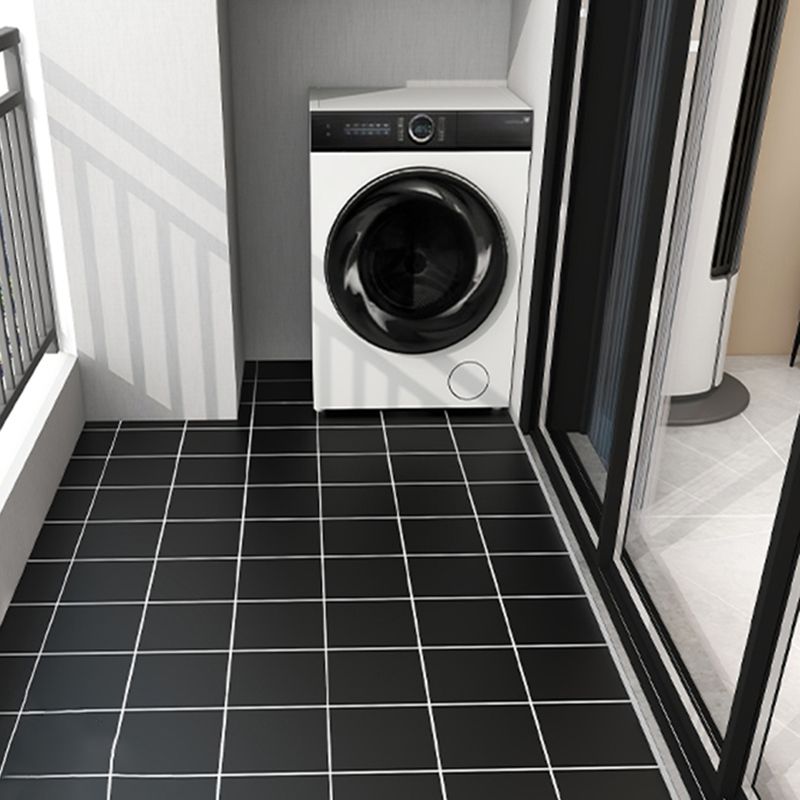 Modern PVC floor tiles with diamond pattern, self-adhesive vinyl floor planks
