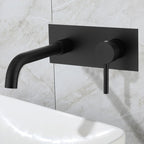 Glam Style Faucet Single Handle Wall Mounted Faucet for Bathroom