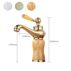 Luxury Vessel Faucet Brass Lever Handles Low Arc Sink Faucet