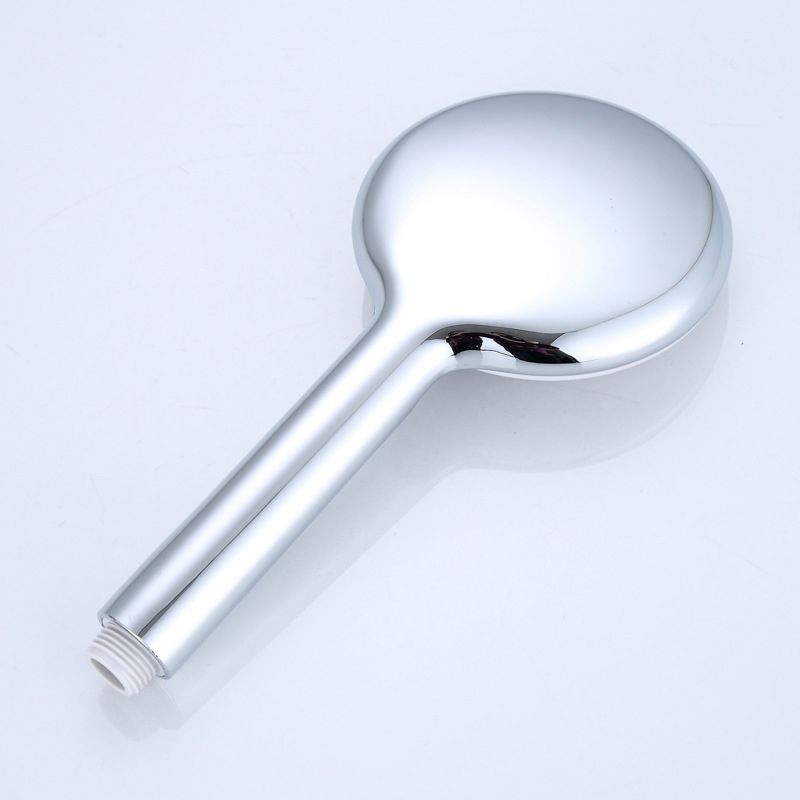 Silver Shower Head Combo Metal Modern 5 Spray Pattern Shower Heads