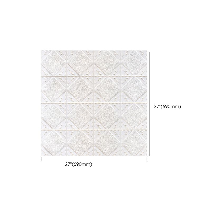 Modern Wall Covering Peel and Stick Waterproof 3D Print Wall Panel