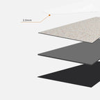 Self-adhesive vinyl floor coverings waterproof and scratch-resistant
