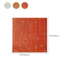Contemporary Wall Panels Self-Adhesive Waterproof Cartoon 3D Print Wall Covering