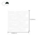 Peel and Stick Subway Tiles Waterproof Plastic Tile Rectangular Peel & Stick Tile for the Kitchen