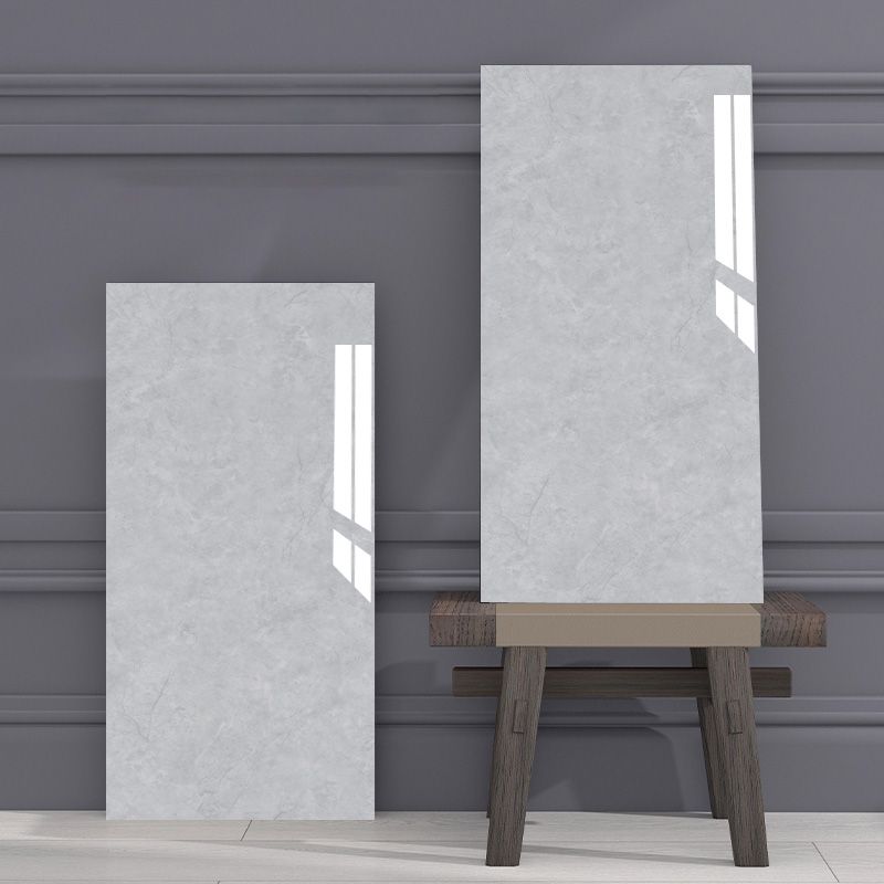 Modern Peel-and-Stick Back Wall PVC Rectangular Wall Tile for Kitchen and Bathroom