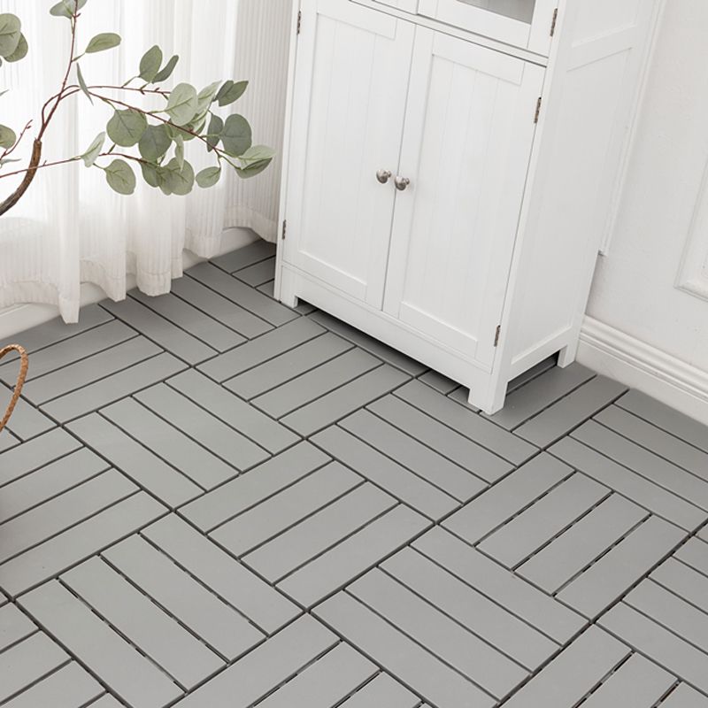Modern Style WPC Flooring Corrosion Resistant Square Wood Floor
