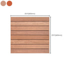 Outdoor Patio Wood Decking Interlocking Plank