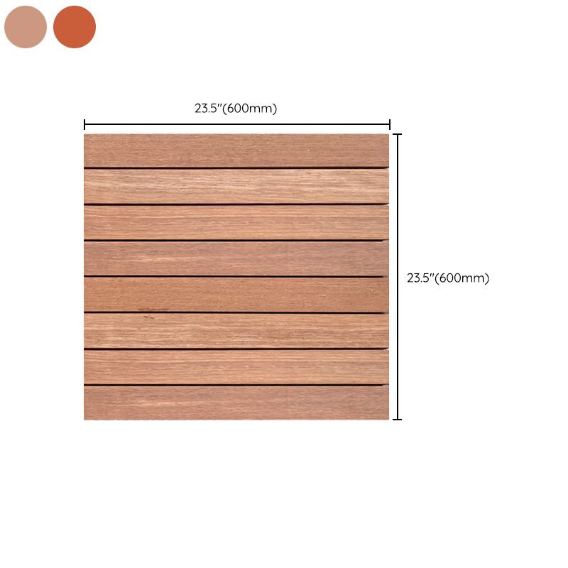Outdoor Patio Wood Decking Interlocking Plank