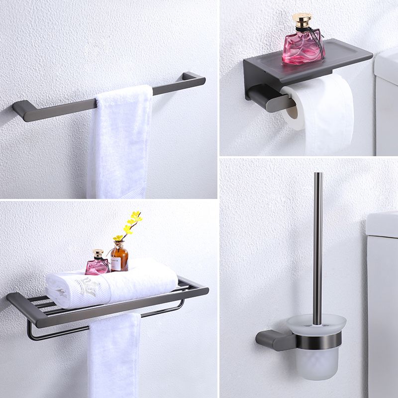 Dark gray modern bathroom accessory set stainless steel bathroom accessory set