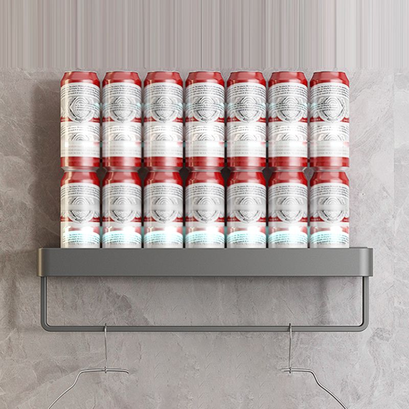 Minimalist Matt Metal Bathroom Accessory Set Modern Bathroom Shelf