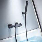 Contemporary Fixed Bathtub Faucet Wall Mounted Waterfall Bathtub Filler