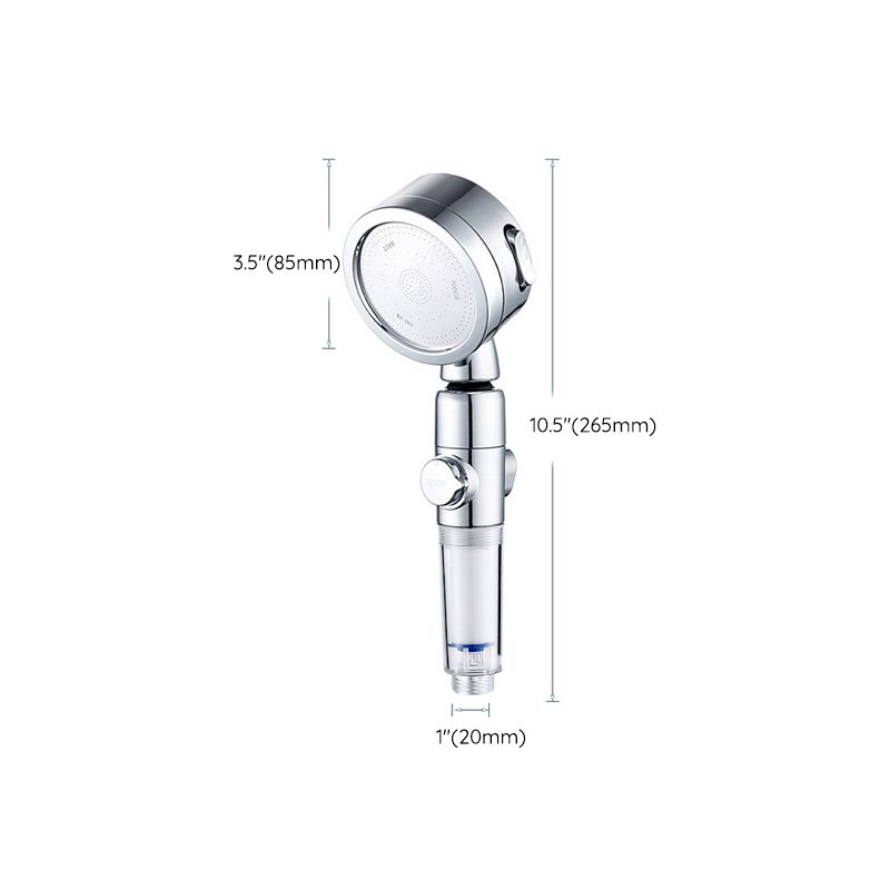 Modern handheld shower stainless steel adjustable shower head water-saving shower combo