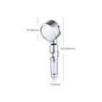 Modern handheld shower stainless steel adjustable shower head water-saving shower combo